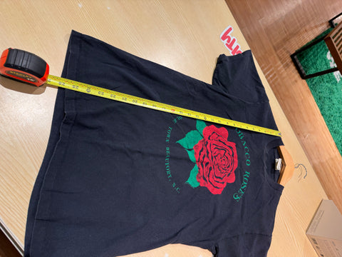 VTG Tobacco Rose Shirt True Single Stitch Sz M