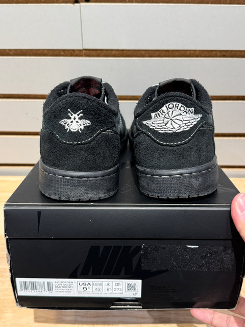 Jordan 1 Retro Low OG SP Travis Scott Black Phantom Sz 9.5