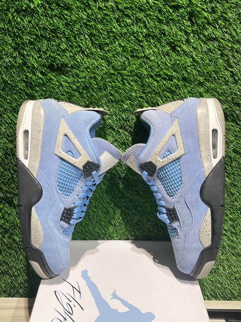 Jordan 4 Retro University Blue Sz 9.5M