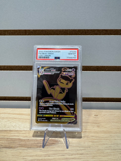 2022 POKEMON SWSH FA/MEW VMAX LOST ORIGIN PSA 10