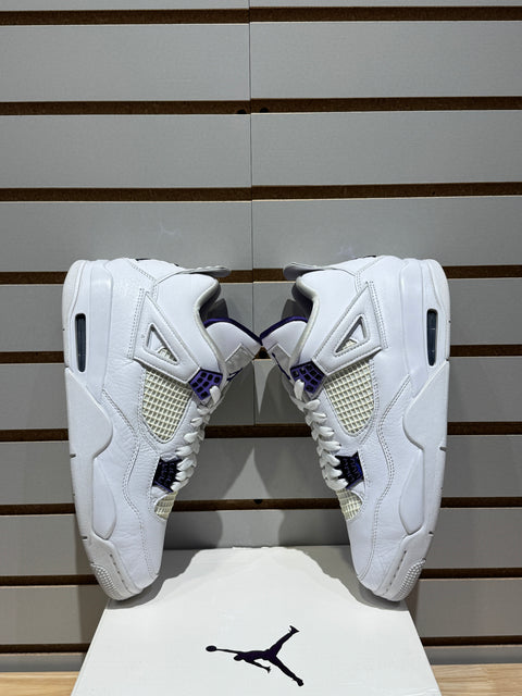 Jordan 4 Retro Metallic Purple Sz 10
