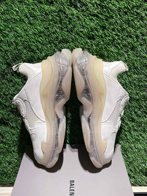 Balenciaga Triple S Clear Sole White (Women's) Sz 7M