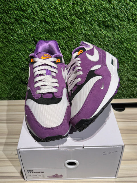 Purple Suede Nike Air Max 1 By You Sz 10.5M/12W