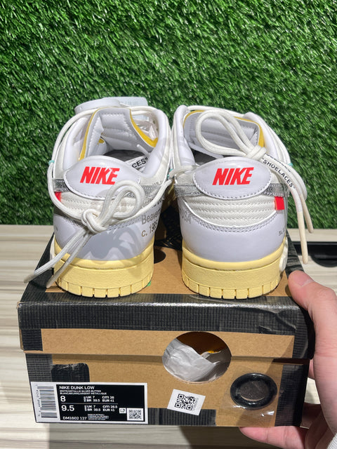 Nike Dunk Low Off-White Lot 1 Sz 8