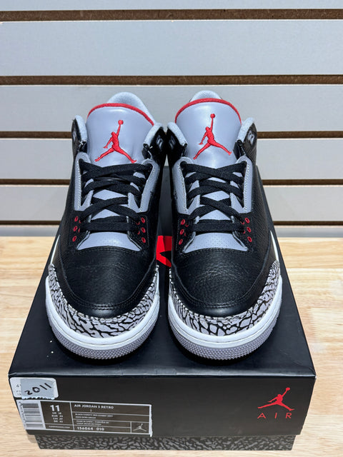 Jordan 3 Retro Black Cement (2011) Sz 11