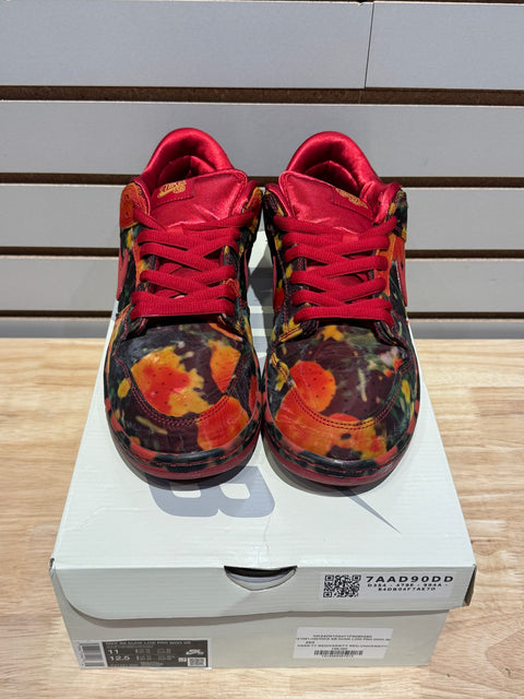 Nike SB Dunk Low The Wizard of Oz Poppy Field Sz 11