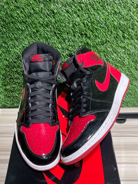 Jordan 1 Retro High OG Patent Bred Sz 11