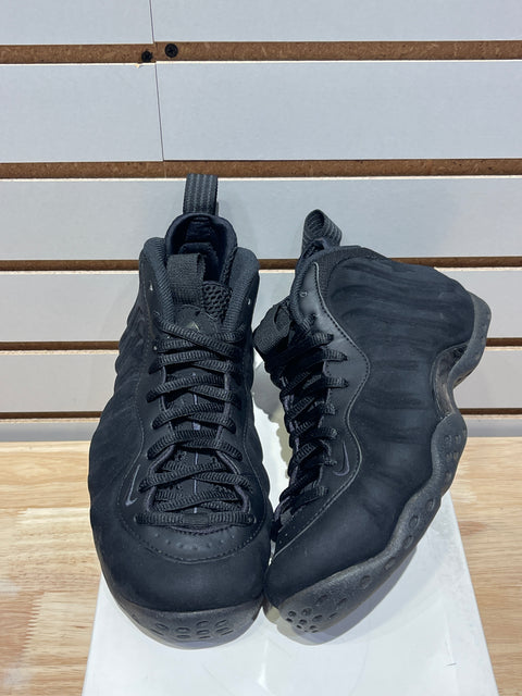 Nike Air Foamposite One Black Suede Sz 6.5