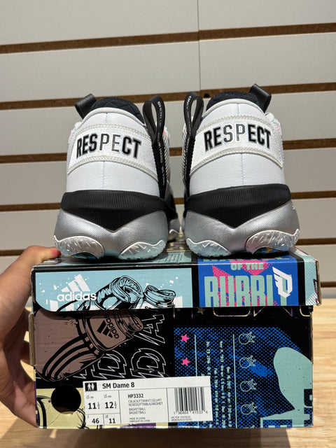 ADIDAS DAME 8 Black Multi Sz 11.5