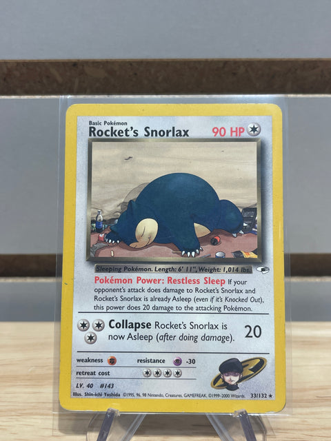 Rocket's Snorlax 33/132 - Pokemon Gym Heroes (G1)