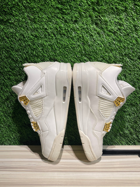 Jordan 4 Retro Metallic Gold (Women's) Sz 10W/8.5M