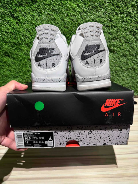 Jordan 4 Retro White Cement (2025) Sz 10.5M.