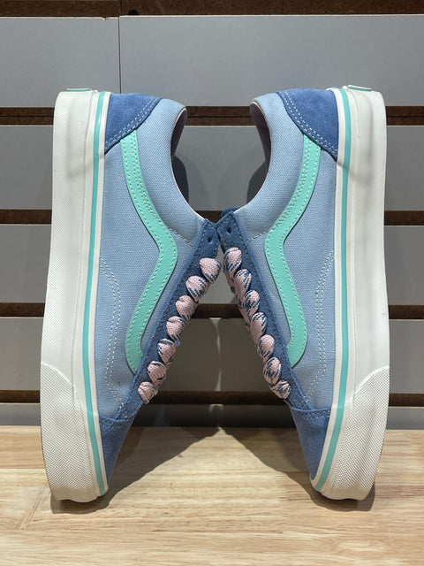 Vans Old Skool Color Block Blue Multi Sz 8.5