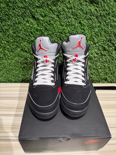 Jordan 5 Retro OG Black Metallic Reimagined Sz 9.5M.