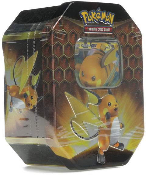 Pokémon TCG Hidden Fates Raichu Tin