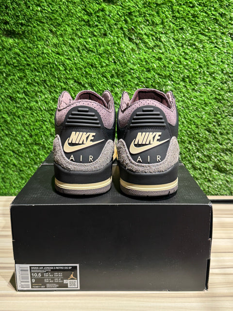 Jordan 3 Retro OG SP A Ma Maniére While You Were Sleeping (Women's) Sz 9M