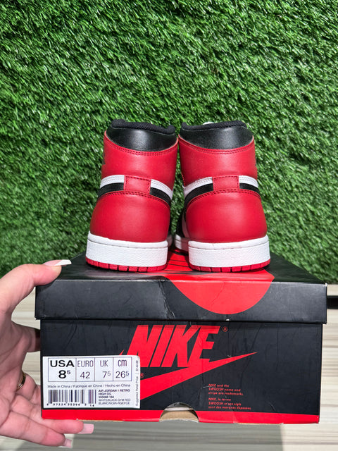 Jordan 1 Retro Black Toe (2013) Sz 8.5