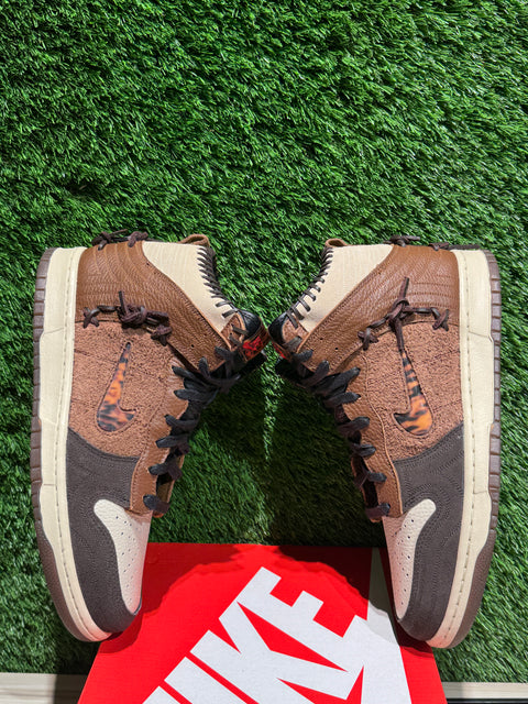 Nike Dunk High Bodega Legend Fauna Brown Sz 11