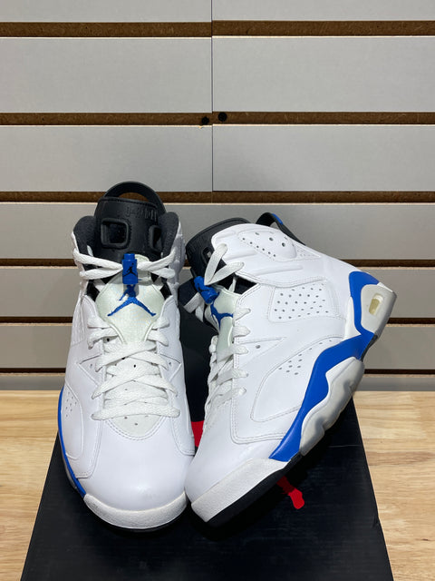 Jordan 6 Retro Sport Blue (2014) Sz 9M