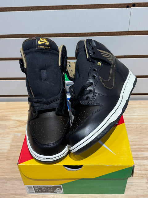 Nike SB Dunk High Pawnshop Skate Co. Old Soul Sz 10