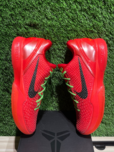Nike Kobe 6 Protro Reverse Grinch Sz 12
