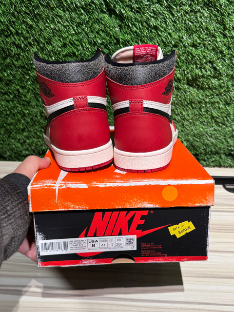 Jordan 1 Retro High OG Chicago Lost and Found Sz 8M