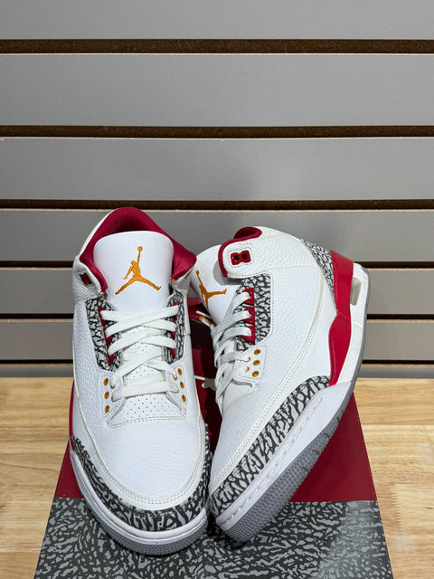 Jordan 3 Retro Cardinal Red Sz 11.5