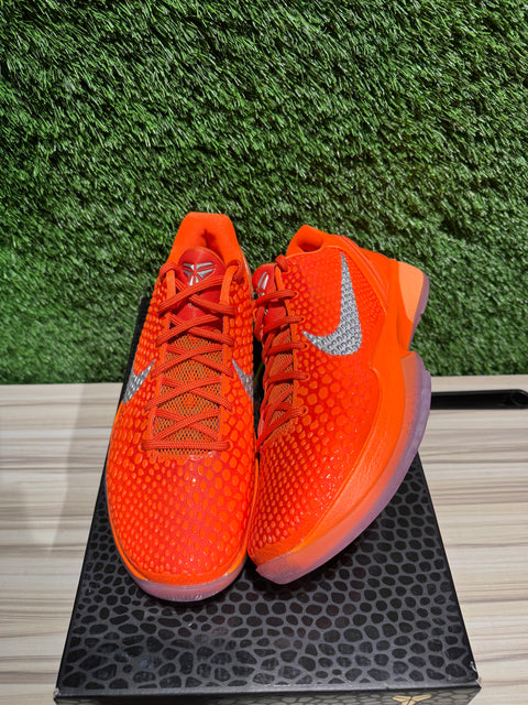 Nike Kobe 6 Protro Total Orange Sz 9