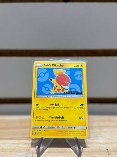 Ash's Pikachu - Pokemon SM114 - SM Promos (SMP)