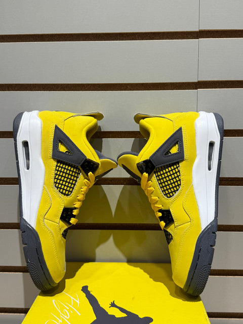 Jordan 4 Retro Lightning (2021) (GS) Sz 5Y