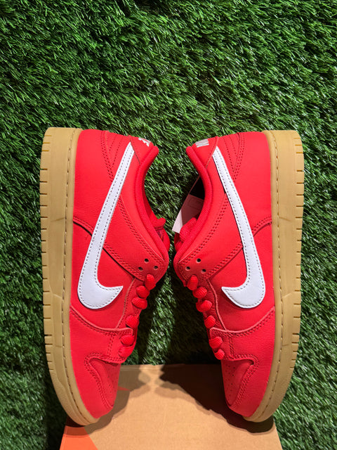 Nike SB Dunk Low University Red Gum Sz 8M