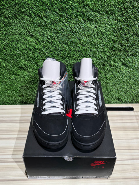 Jordan 5 Retro OG Black Metallic Reimagined Sz 12