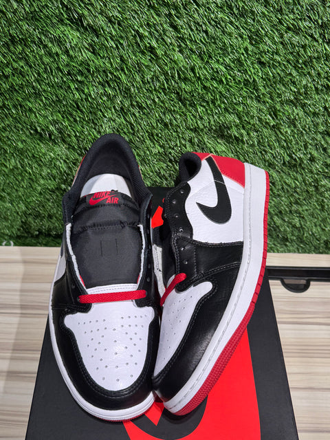 Jordan 1 Retro Low OG Black Toe (2023) Sz 10.5