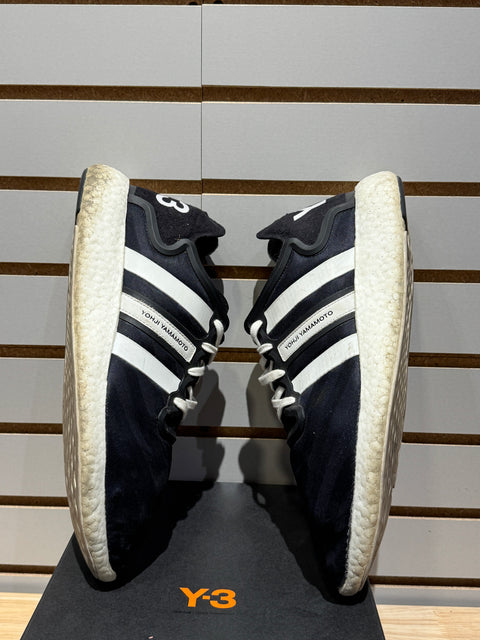 Y3 Run Boost Black White Sz 12.5