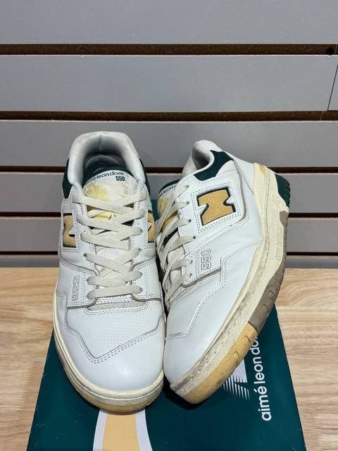 New Balance 550 Aime Leon Dore Natural Green Sz 11