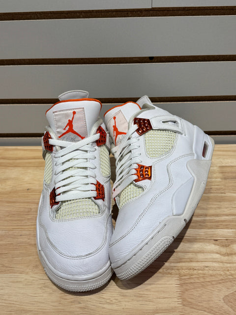Jordan 4 Retro Metallic Orange Sz 11