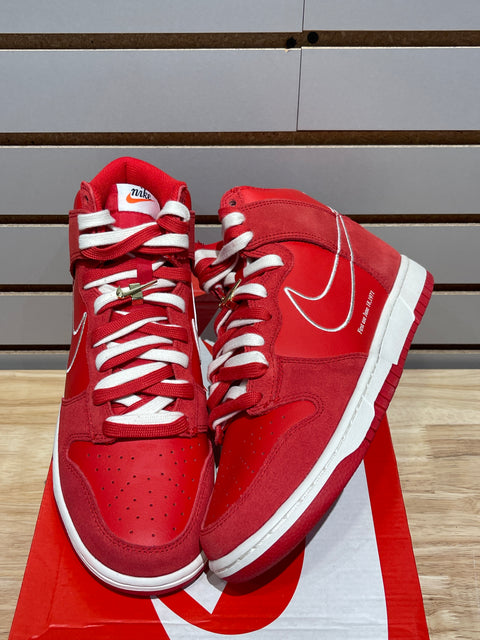 Nike Dunk High First Use Red Sz 10