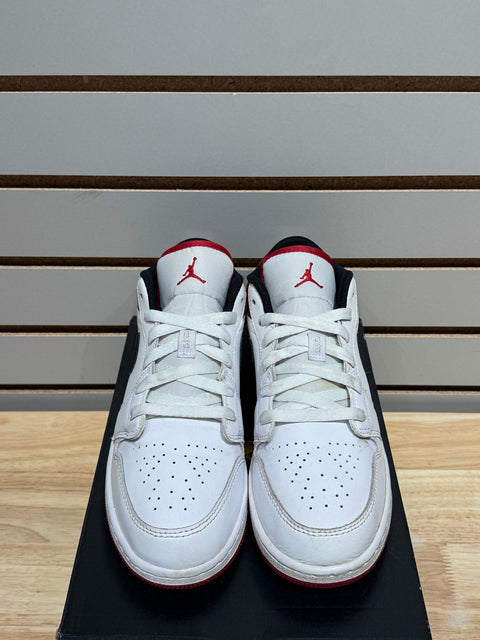 Jordan 1 Low White Gym Red (GS) Sz 7Y