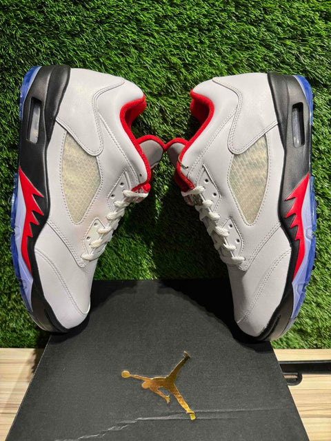 Jordan 5 Retro Low Golf Fire Red (Silver Tongue) Sz 10.5M