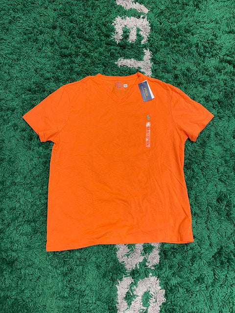 Polo Ralph Lauren Orange V-Neck Shirt