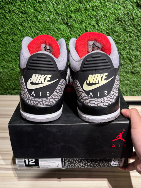 Jordan 3 Retro Black Cement (2018) Sz 12M