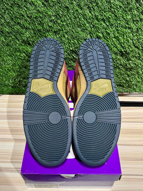 Nike SB Dunk Low Dark Team Red Olive Flak Sz 14M