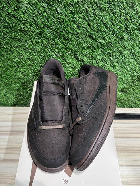 Jordan 1 Retro Low OG SP Travis Scott Velvet Brown Sz 9
