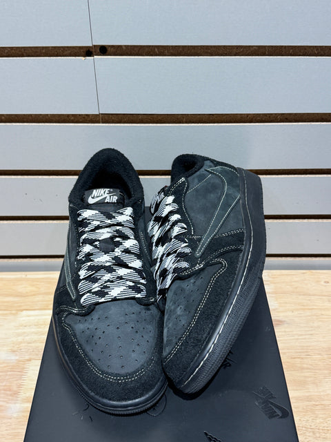 Jordan 1 Retro Low OG SP Travis Scott Black Phantom Sz 9.5