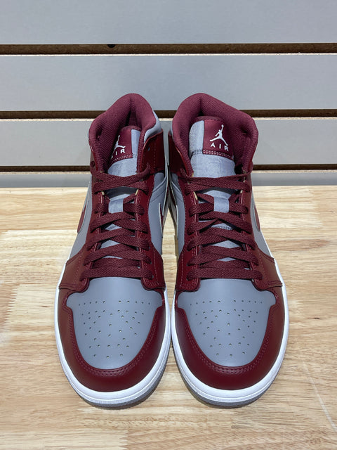 Jordan 1 Mid Cherrywood Red Sz 10.5