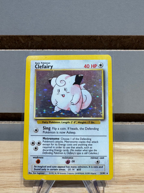 Clefairy 5/102 - Pokemon Base Set (BS)(Holofoil)
