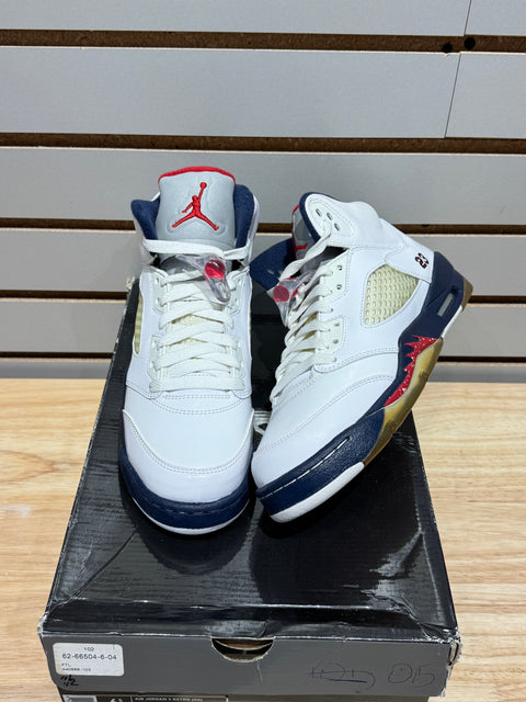 2011 Air Jordan 5 Retro Olympic Sz 6.5Y