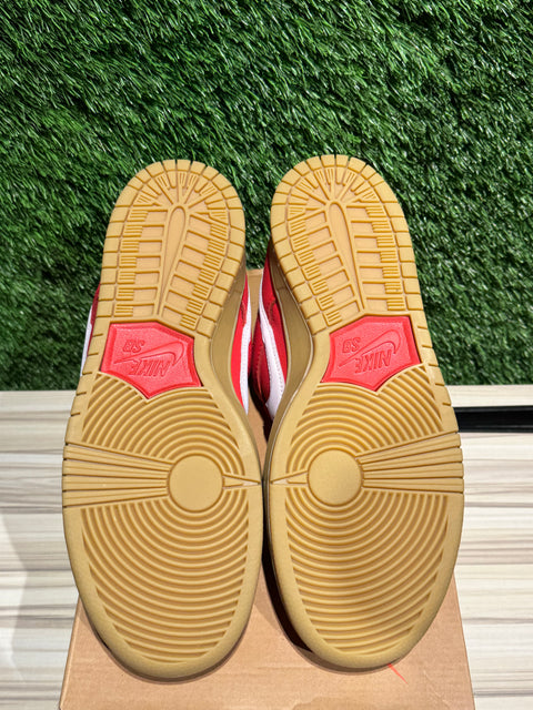 Nike SB Dunk Low University Red Gum Sz 8M