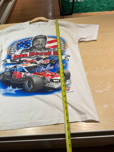 Vintage 2007 In Loving Memory of John Blewett III Nascar Tee Sz M
