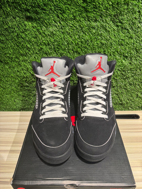 Jordan 5 Retro OG Black Metallic Reimagined Sz 13